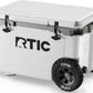 RTIC 52 Quart Ultra-Light Wheeled Hard Cooler Insulated Portable Ice Chest Box for Beach, Drink, Beverage, Camping, Picnic, Fishing, Boat, Barbecue, 30% Lighter Than Rotomolded Coolers
