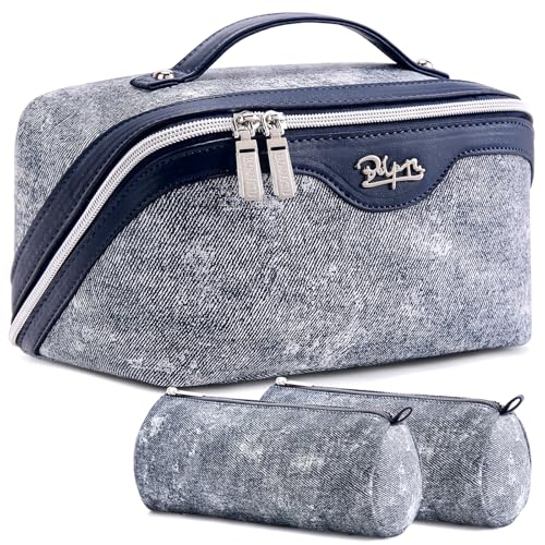 Travel Makeup Bag Cosmetic Bags for Women (3 Count)