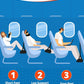Travel Pillow Airplane Foot Hammock Set, Airplane Pillows with 3D Eye Mask for Sleeping, 360° Support Plane Head Strap, Long Flights Essentials, Stop Bobblehead and Travel Foot Rest Leg Relief