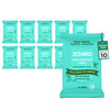 Zoviro Hand Sanitizer Wipes, Moisturizing With Tea Tree Essential Oil, Ultra-Soft 100% Viscose, Hand Wipes Travel Size, Tea Tree Scent, 20 Count (Pack of 10)
