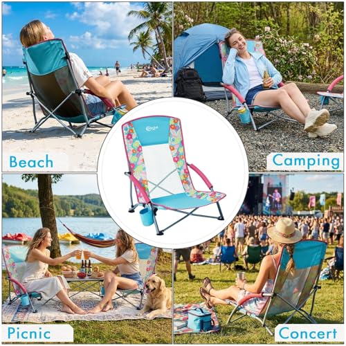 Low Beach Chair for Adults