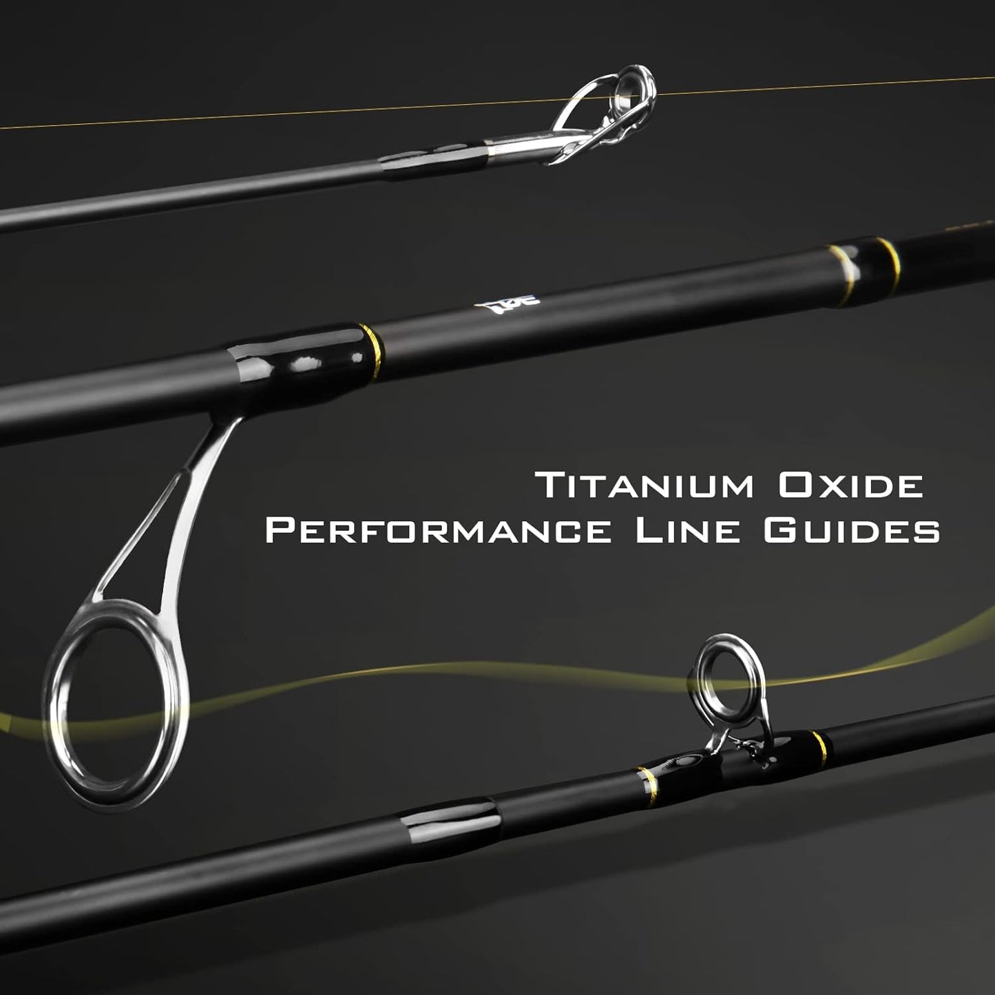 KastKing Valiant Eagle Passage Travel Fishing Rods, 4 & 6 Pc Pack Rods, Spinning, Casting and Fly Models, IM6 Graphite Blank, Ti Oxide LTS Ring Guides, Beautiful Cork Handles