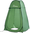Wolfwise Pop Up Shower Tent, Portable Instant Changing Tent with Ventilation Window & Carry Bag, Privacy Bathroom Toilet for Beach, Camping & Outdoor, Width 47 ", Height 75 ", Green
