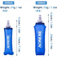 TRIWONDER TPU Soft Folding Water Bottles BPA-Free Collapsible Flask for Hydration Pack - Ideal for Running Hiking Cycling Climbing (500ml/16.9oz)