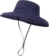 UV 50 Sun Hat for Women Wide Brim with Ponytail Hole Summer Packable Sunhat for Beach Fishing Hiking Gardening Waterproof