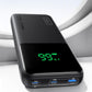 INIU 140W Power Bank, Compact 25000mAh High Capacity Laptop Portable Charger, USB C in&Out Tablet Powerbank, Smart Digital Display Phone Charger for iPhone 16 15, Samsung, iPad, MacBook, Laptop etc.