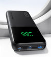 INIU 140W Power Bank, Compact 25000mAh High Capacity Laptop Portable Charger, USB C in&Out Tablet Powerbank, Smart Digital Display Phone Charger for iPhone 16 15, Samsung, iPad, MacBook, Laptop etc.