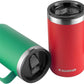 KXIAOCHEN 20oz Insulated Coffee Mug with Lid, Stainless Steel Coffee Cup, Double Wall Vacuum Coffee Tumbler with Handle, Premium Thermal Travel Coffee Mug (Red Emerald 2Pack)