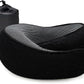 RURING Travel Pillows for Airplanes, Travel Neck Pillow Travel Pillow, Neck Pillow Airplane Memory Foam 360 Degree Support Stowable Pillows for Airplanes Offices and Cars (Black)