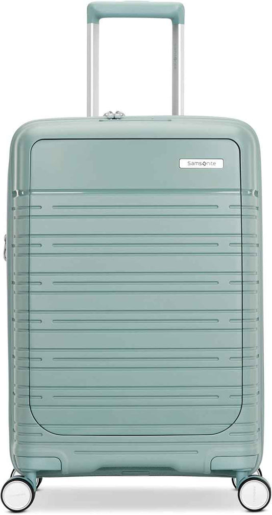 Samsonite Elevation Plus - Carry-On Hardside Luggage with QuickEntry™ Front Compartment - Scratch Resistant Polypropylene Shell, AirTag Holder, TSA Lock, Airline Approved- Cypress Green