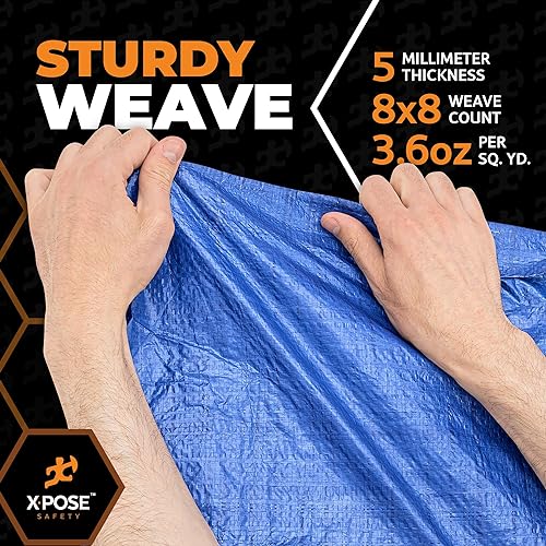 Better Blue Poly Tarp 10' x 20' (12 Count)