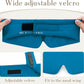 100% Mulberry Silk Sleep Mask Eye Mask for Women Man with Adjustable Band, for Side Sleeper Blackout Sleep Mask for Travel Rest and Office Large Size (Blue)