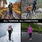 Lightweight Collapsible Trekking Poles Folding Hiking Sticks (2 Count)