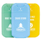 Power Mist Hand Sanitizer Spray, Scented Hydrating Hand Sanitizers Travel Size Refillable, Pocket Portable 3-Pack (Mint Reverie, Silver Cedar, Citrus mist at dawn) 0.93Fl Oz Each