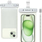 wellhouse Waterproof Phone Pouch, Waterproof Phone Case for iPhone 16 15 14 13 12 Pro Max XS Samsung, IPX8 3D Cellphone Dry Bag Beach Essentials (1 Pack - Luminous White7.0, 7 inch)