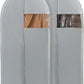 43" Garment Bags for Hanging Clothes, Suit Bags for Closet Storage and Travel, Grey Suit Cover Bags with Clear Window for Coats, Jackets, Shirts (2 Packs)
