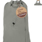 LFH Home Cotton Canvas Large Laundry Bag with Handle, Heavy Duty Drawstring Closure Washable Laundry Bags, School Travel, Home, Hotel, College Dorm, Organizer Sack, Toys Clothes 20x30-Grey