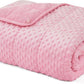 L'AGRATY Weighted Blanket for Adult - 48"x72" 15lbs Minky Dots Heavy Blanket with Glass Beads: Soft Breathable for All-Season Summer Fall Winter Thick Comfort for Sleeping