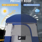 KingCamp Shower Tent, Portable Privacy Tent Outdoor Camping 1/2 Room Toilet Tents with Shower Bag & Dressing Room for Beach, Camping & Hiking