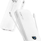 Portable Phone Charger, 20000mAh 22.5W Type C Charger Fast Charging with Built-in Cable & Wall Plug, Portable Power Bank with LED Display, Travel Essential Battery Pack for iPhone, iPad, Samsung White