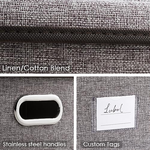 Collapsible Storage Containers with Lids [5 (5 Count)