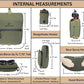 THE GUIDE BUNDLE: All Season Binocular Chest Pack Harness With 5 Piece Modular Accessory Kit: One Solution - Early Scouting To Late Season - Olive Green - Fits Up To Most 12x50 Bino