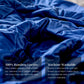 LUXOME Lightweight Blanket | 100% Rayon (Viscose) from Bamboo Fabric & Fill | King/Cal King - 98"x92" | Thermal-Regulating | Super Soft | Sapphire