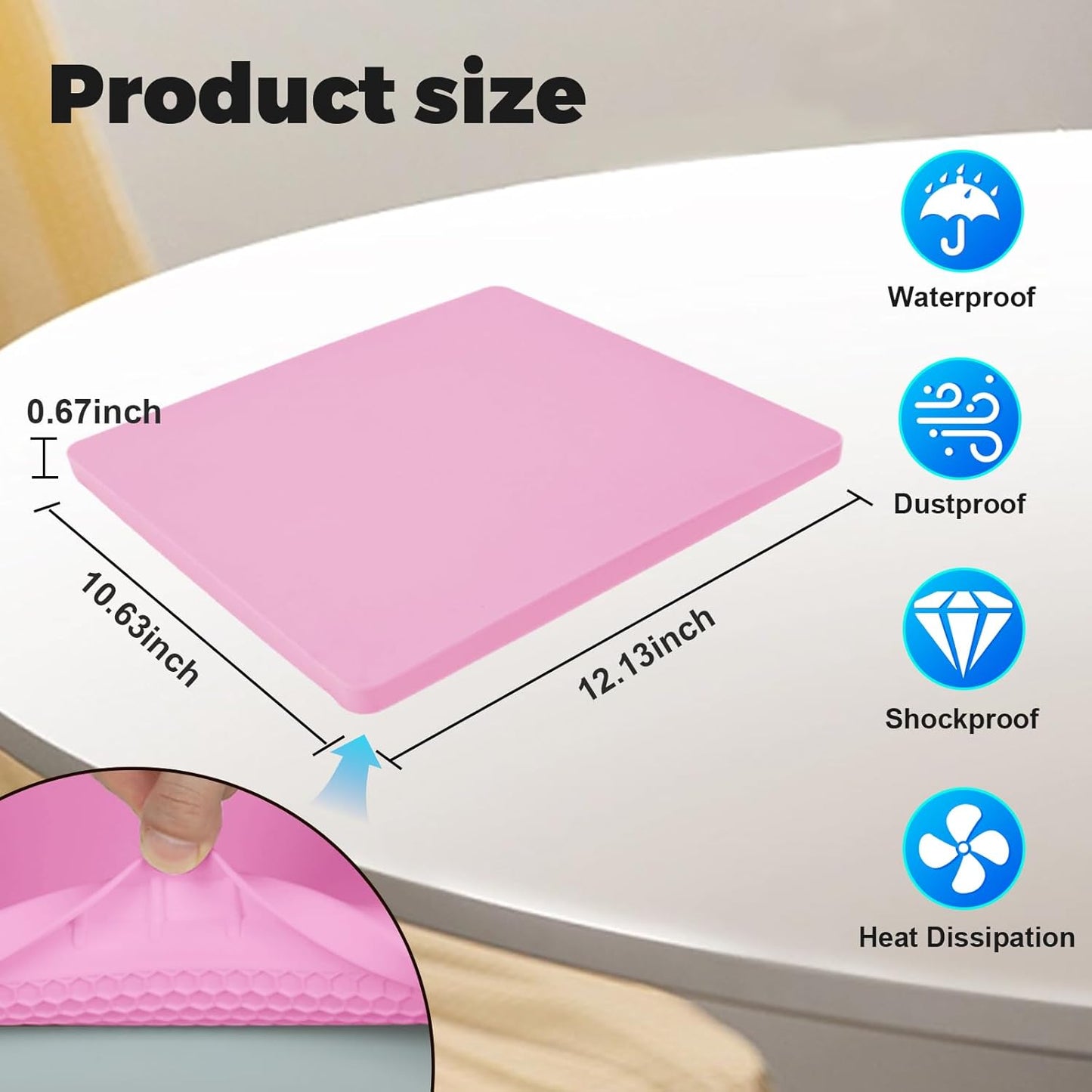 Starlink Mini Protective Cover, Starlink Mini Accessories Silicone Protective Case for Starlink Mini Dish