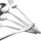 Matte Silver Silverware Set,Gugrida 5-Piece 18/10 Stainless Steel Satin Finish Flatware Set,Kitchen Utensil Set,Tableware Travel Cutlery Set for Camping Office or School Lunch, Dishwasher Safe