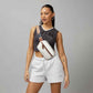 2L Fanny Packs Everywhere Belt Bag Small Fashion Crossbody Waist Pack Faux Leather Waterproof Sling Chest Bag For Women Beige