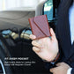Leather RFID Wallet for Men, Slim Leather Mens Wallet, Handcraft Men's Wallets, Card Cases & Money Organizers, Magnetic Closure Sleek RFID Blocking Thin Mens Wallets with 9-12 Card Slots & Gift Box - Roamly