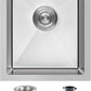 15 inch Undermount Bar Sink, Stainless Steel Handmade Single Bowl Kitchen Sink Undermount, D15" x W17" x H8"