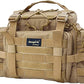 SHANGRI-LA Tactical Range Bag Outdoor Sling Backpack Hiking Fanny Waist Pack