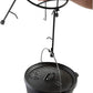CampMaid Charcoal Holder & Lid LIfter - Dutch Oven Tools Set - Charcoal Holder & Cast Iron Grill Accessories - Camping Grill Set - Outdoor Cooking Essentials - Camp Kitchen Equipment - (2 Piece Set)