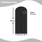 Dress Bags for Gowns Long, 45'' Garment Bags for Hanging Clothes, Suit Bag Cover for Storage and Travel, with Clear Heart Window, 2 Pack (Black)
