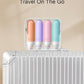 Quatish Travel Bottles for Toiletries, Original Patented Leak Proof Travel Size Toiletries, 3 oz Tsa Approved Silicone Shampoo and Conditioner Bottles, Travel Essentials, 4 Pack, Pink