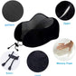 Travel Pillow, Best Memory Foam Neck Pillow Head Support Soft Pillow for Sleeping Rest, Airplane Car & Home Use (Black)