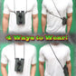 Rick Young Outdoors Premium Binocular Harness - Adjustable Chest Strap for Hunting, Birding & Hiking - Comfortable Waterproof Quick-Release System (Black)