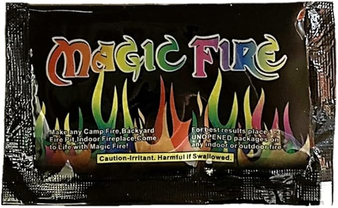 Campfire Color Changing Flames Magic FIRE Colorant - 24 Packs, green