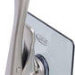 One-Touch Doorstop Adhesive Bracket (White, 6inch x 1pack)