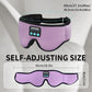 Sleep Mask Bluetooth Headphones Soft Wireless Headband Eye Mask Blackout with Microphone (Purple)