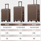 Joyway Luggage Sets 3 Piece with Spinner Wheels, Carry On Luggage 20In with ABS+PC Hardshell, Lightweight Suitcase Set with TSA Lock and Pressure-resistant Frame, 20/24/28 Inch, Coffee