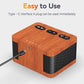Sound Machine White Noise Machine with 30 Soothing Sounds 36 Levels Volume 5 Timers and Memory Function Effectively Blocks Noise Ideal Sleep Machine for Baby Kids Adults… (Wood Grain)