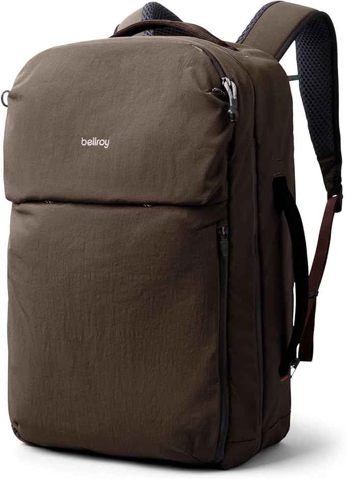 Bellroy Lite Travel Pack 30L (carry-on backpack, travel backpack for international travelers, with laptop pocket, interior packing cells and tuck-away shoulder straps) - RiverRock