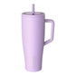 BrüMate Era 40 oz Tumbler with Handle and Straw | 100% Leakproof Insulated Water Bottle Tumbler with Lid and Flexible SoftSip Straw | Made of Stainless Steel | Cup Holder Friendly | 40oz (Lavender)