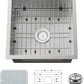 Small Kitchen Sink,18x18 In Bar Sink Stainless Steel Undermount Small Kitchen Sink Ideal Choice For Small Space Nice As Undermount Prep Sink,RV Kitchen Sink With Bottom Grid,Silicon Mat And Drain Set