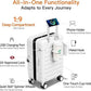 Expandable Lightweight PC Hard Shell Suitcase, 20-inch Luggage with TSA Lock, Top Opening & Cup Holder - Ideal for Business Travel Suitcase (White, Carry-on 20-Inch)