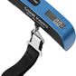 travel inspira Luggage Scale, Portable Digital Hanging Baggage Scale for Travel, Suitcase Weight Scale with Rubber Paint, 110 Pounds, Battery Included