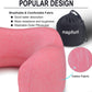 napfun Neck Pillow for Traveling, Upgraded Travel Neck Pillow for Airplane 100% Pure Memory Foam Travel Pillow for Flight Headrest Sleep, Portable Plane Accessories, Rose