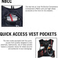 USWE Rush 8L Bike Hydration Vest, Adjustable Chest Straps Running Hydration Vest, 2.0L Hydration Bladder, Mountain Biking, Gravel & Cycling with Reflective Details, Men & Women